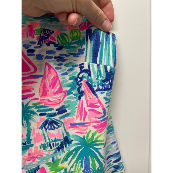 Lilly Pulitzer Harper Stretch Shift Dress Multi salt in the air size small - Picture 4 of 6